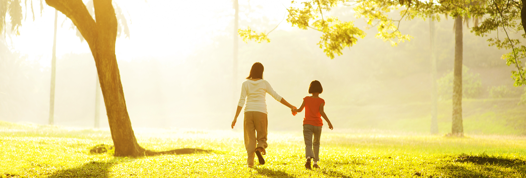 People walking in the park